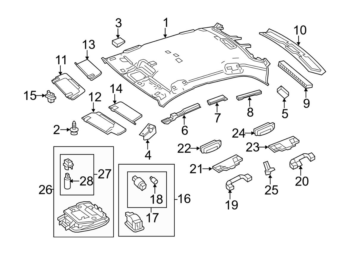 Mercedes Reading Light 21290010239051